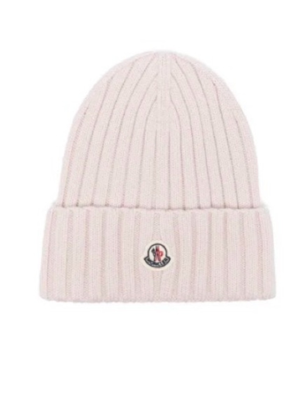 NWT Moncler Blush Wool Beanie Hat - retails for $340 - unopened